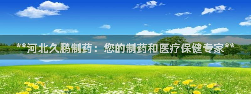 9游会老哥俱乐部：**河北久鹏制药：您的制药和医疗保健专家**