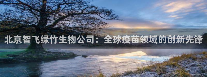 九游老哥俱乐部官网登录入口：北京智飞绿竹生物公司：全球疫苗领域的创新先锋