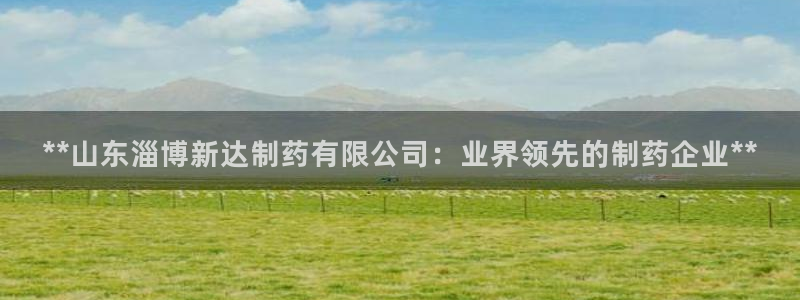 老哥俱乐部是干什么的啊：**山东淄博新达制药有限公司：业界领先的制药企业**