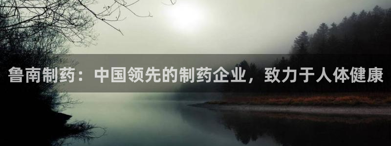 9游会老哥：鲁南制药：中国领先的制药企业，致力于人体健康
