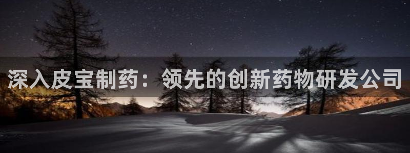 老哥俱乐部是干什么的：深入皮宝制药：领先的创新药物研发公司
