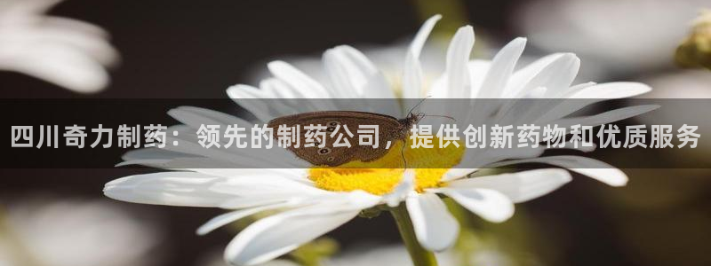 九游会老哥俱乐部：四川奇力制药：领先的制药公司，提供创新药物和优质服务