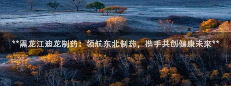 九游会老哥俱乐部：**黑龙江迪龙制药：领航东北制药，携手共创健康未来**