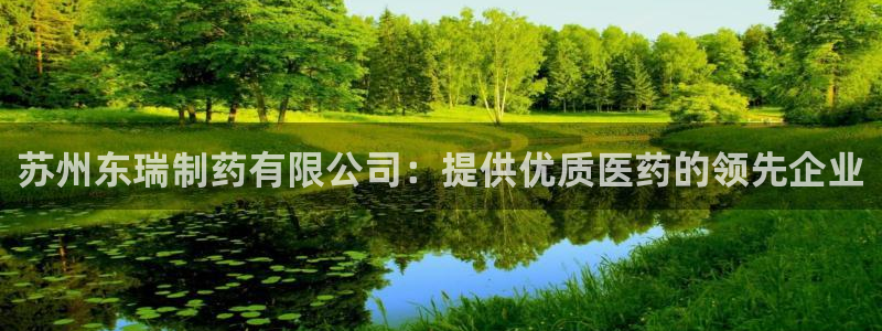 九游老哥俱乐部官网登录入口：苏州东瑞制药有限公司：提供优质医药的领先企业