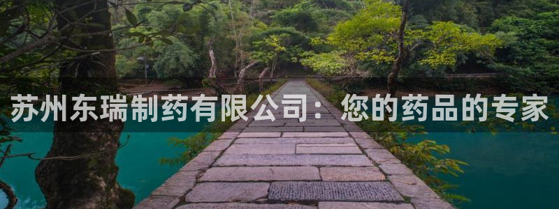 九游会老哥俱乐部必备的交流社区：苏州东瑞制药有限公司：您的药品的专家